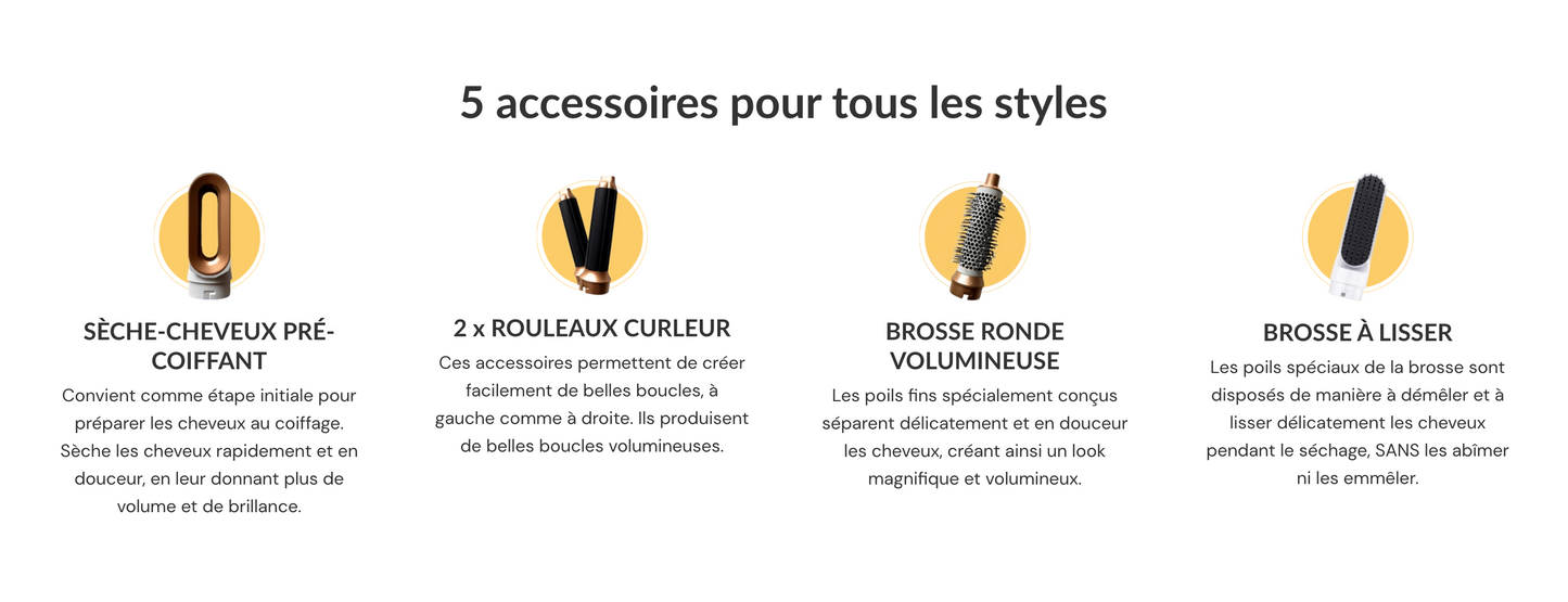 CURVEFIT - Styliseur de cheveux 5 en 1