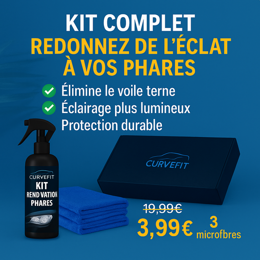 KIT RÉNOVATION POUR PHARES