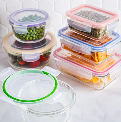 Pack de 3 boîtes Tupperware en verre