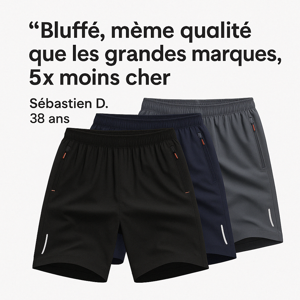 Pack de short de sport