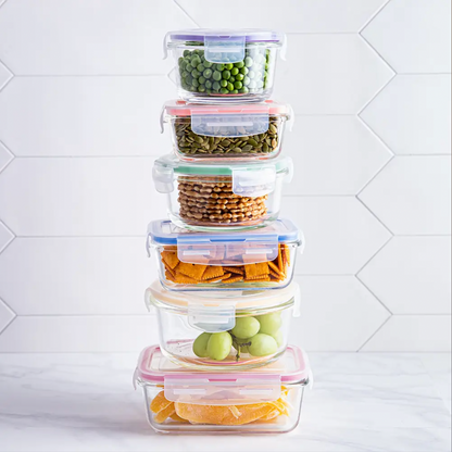 Pack de 3 boîtes Tupperware en verre