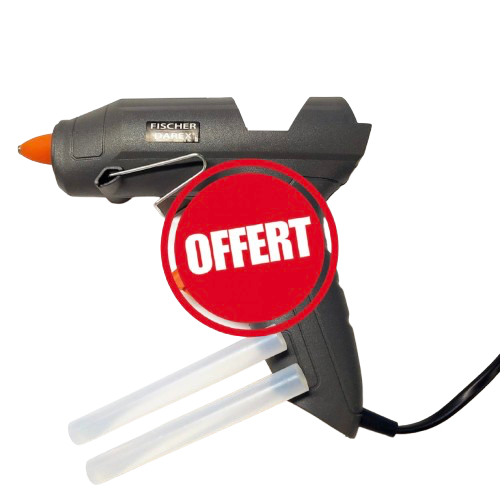 Pistolet à colle offert