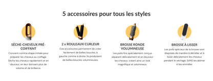 CURVEFIT - Styliseur de cheveux 5 en 1