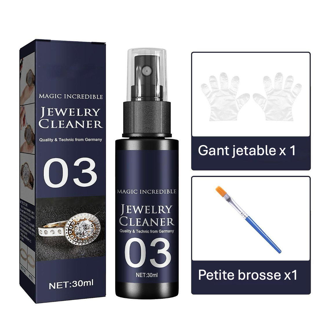 Nettoyant pour bijoux