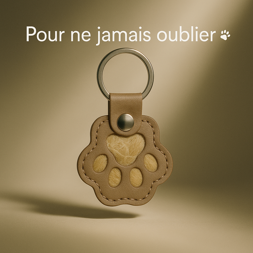 Porte-clés – Souvenir de fourrure