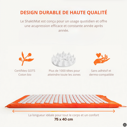 SHAKTI MAT: TAPIS D'ACUPRESSION