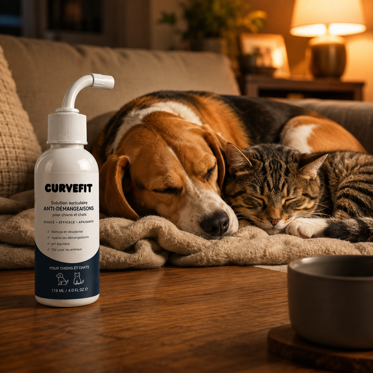 Kit Duo : Nettoyant Auriculaire Chiens & Chats