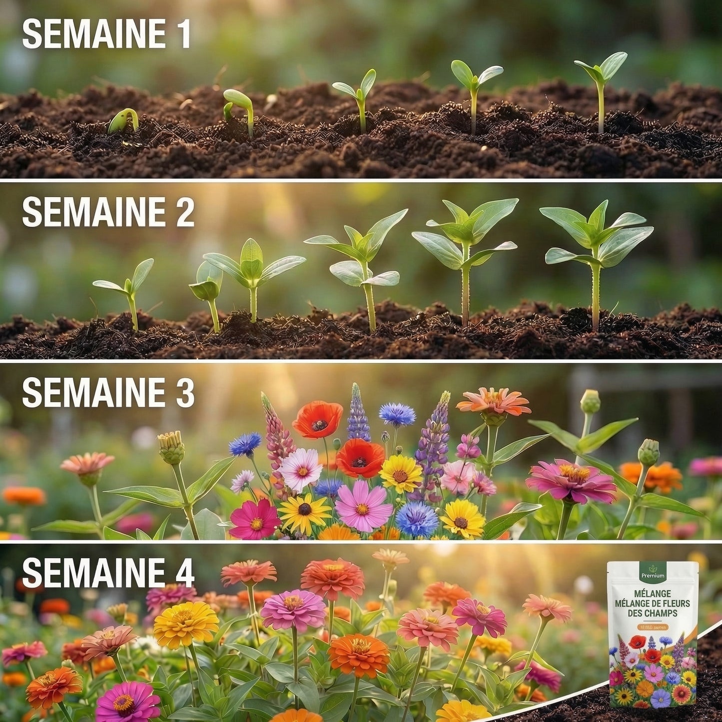 Sac de graine: Prairie Fleurie