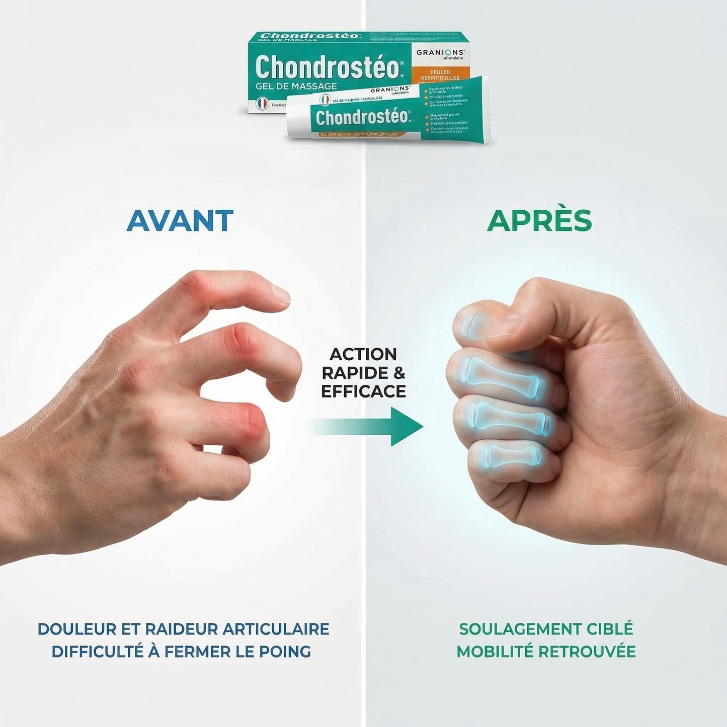 GRANIONS CHONDROSTÉO: Gel pour articulations