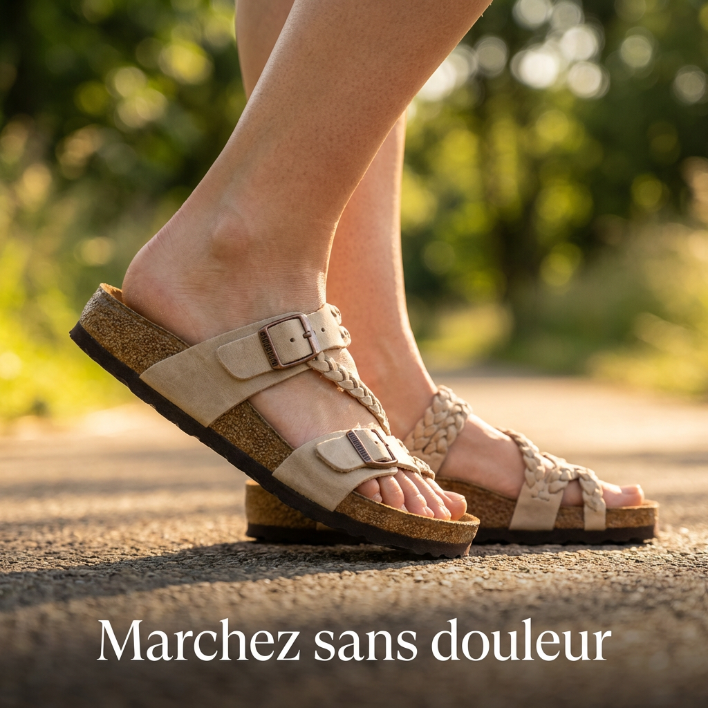 Sandales Orthopédique en cuir