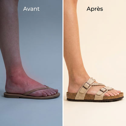 Sandales Orthopédique en cuir