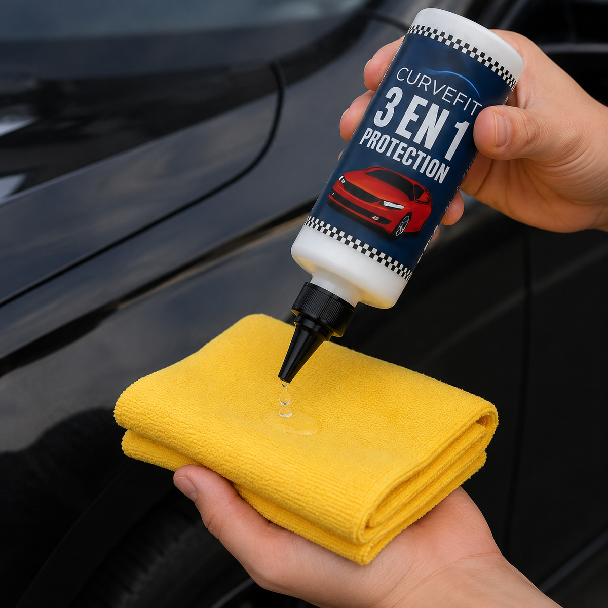 Kit Verre Liquide 3-en-1 — Brillance & Protection Hydrophobe